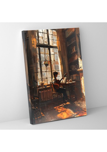 Johannes Vermeer Canvas Print 30X50 cm