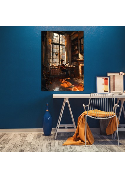 Johannes Vermeer Canvas Print 30X50 cm