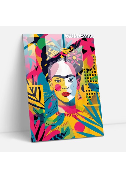 Frida Kahlo Style Modern Sanat - Frida Kahlo Eserleri 30X45 cm