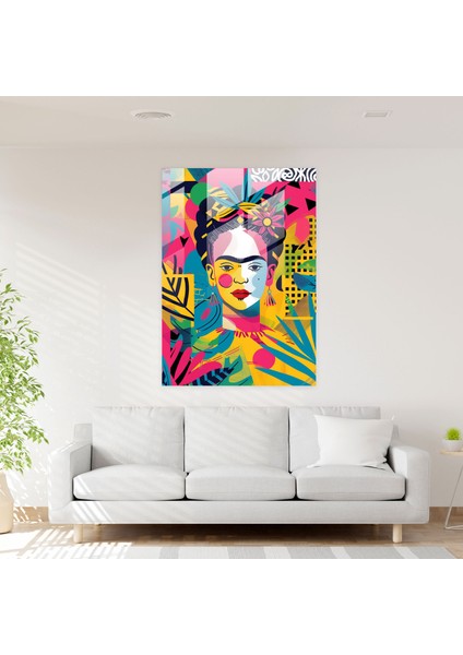 Frida Kahlo Style Modern Sanat - Frida Kahlo Eserleri 30X45 cm