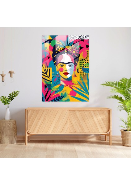 Frida Kahlo Style Modern Sanat - Frida Kahlo Eserleri 30X45 cm