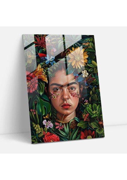 Frida Kahlo Style Duvar Dekorasyonu - Frida Kahlo Eserleri 30X45 cm