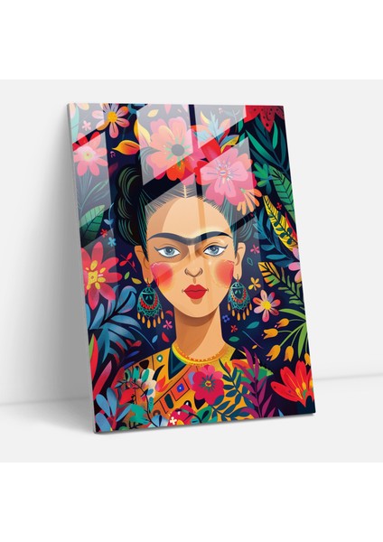 Frida Kahlo Style Duvar Dekorasyonu - Frida Kahlo Eserleri 30X45 cm