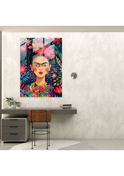 Frida Kahlo Style Duvar Dekorasyonu - Frida Kahlo Eserleri 30X45 cm