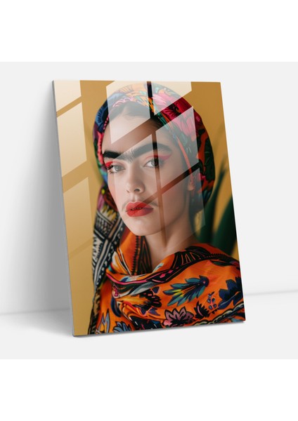 Frida Kahlo Style Modern Sanat - Frida Kahlo Eserleri 30X45 cm