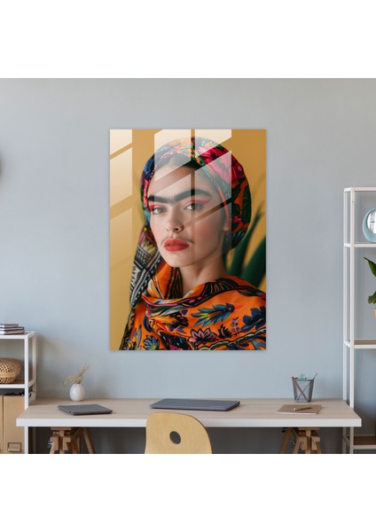 Frida Kahlo Style Modern Sanat - Frida Kahlo Eserleri 30X45 cm