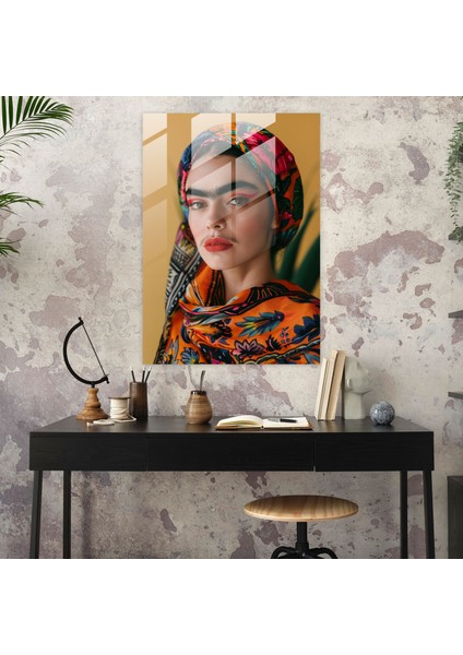 Frida Kahlo Style Modern Sanat - Frida Kahlo Eserleri 30X45 cm