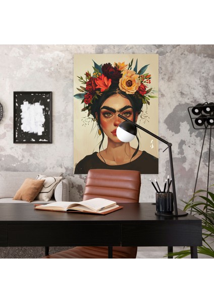 Frida Kahlo Style Duvar Dekorasyonu - Frida Kahlo 30X50 cm