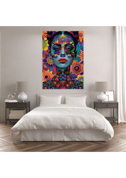Frida Kahlo Style Duvar Dekorasyonu - Frida Kahlo 30X50 cm