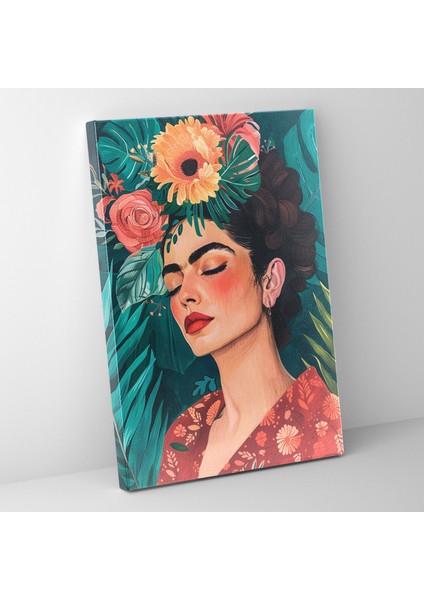 Frida Kahlo Style Duvar Dekorasyonu - Frida Kahlo 30X50 cm