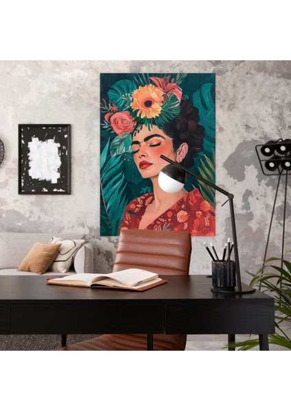 Frida Kahlo Style Duvar Dekorasyonu - Frida Kahlo 30X50 cm