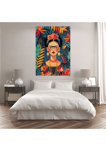 Frida Kahlo Style Wall Art - Frida Kahlo 30X50 cm