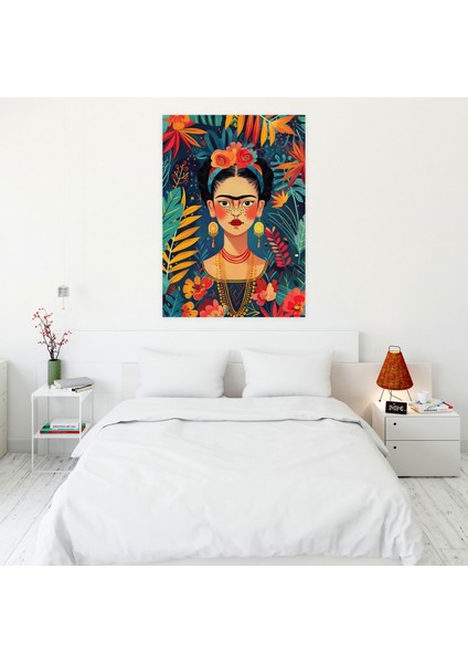 Frida Kahlo Style Wall Art - Frida Kahlo 30X50 cm