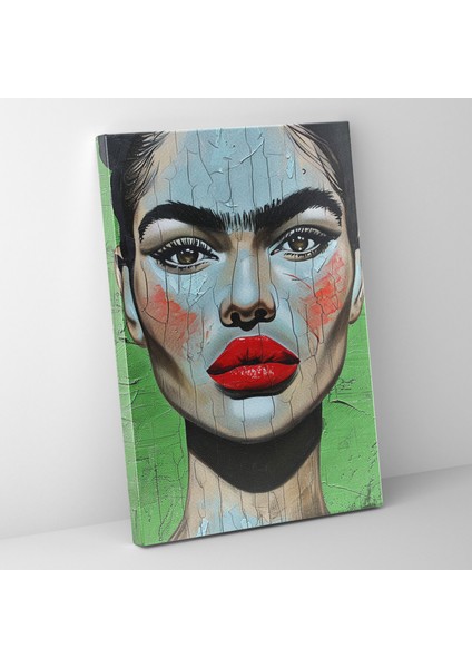 Frida Kahlo Style Canvas Print - Frida Kahlo 30X50 cm