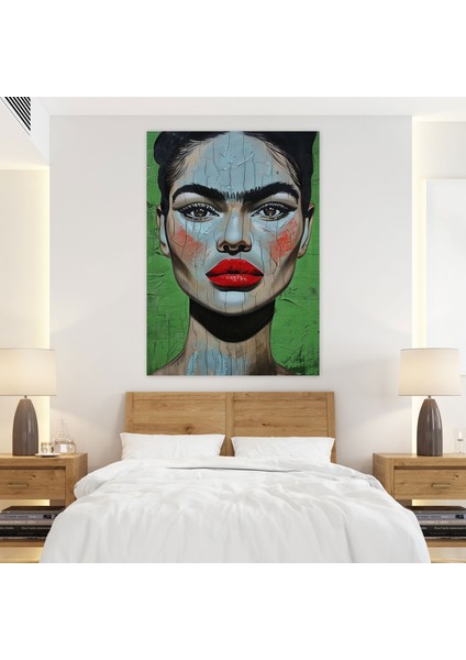 Frida Kahlo Style Canvas Print - Frida Kahlo 30X50 cm