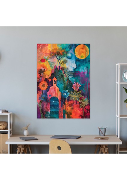 Frida Kahlo Style Wall Art - Frida Kahlo 30X50 cm fiyatları
