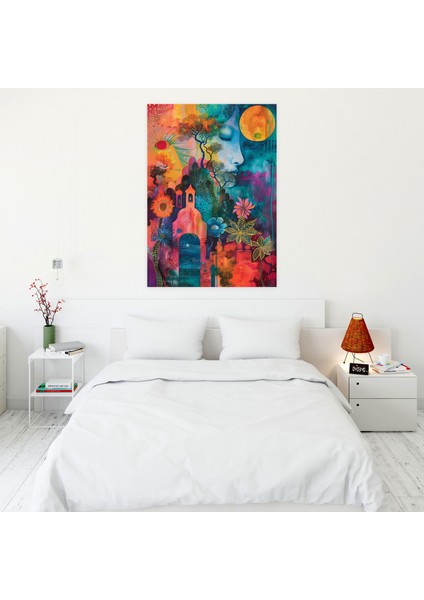 Frida Kahlo Style Wall Art - Frida Kahlo 30X50 cm modelleri