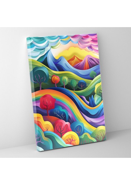 Frida Kahlo Style Canvas Print - Frida Kahlo 30X50 cm