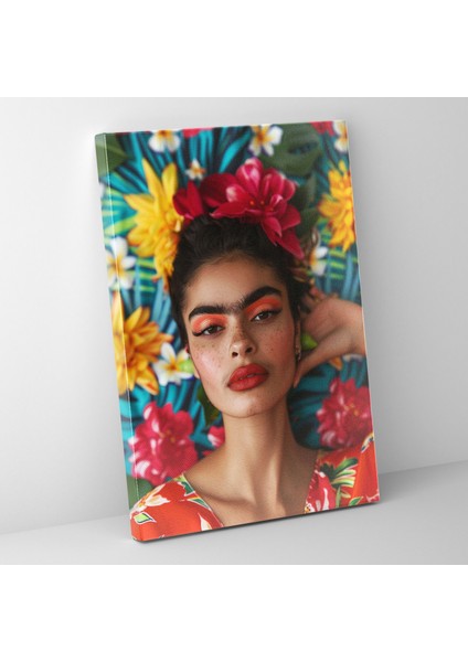 Frida Kahlo Style Wall Art - Frida Kahlo 30X50 cm