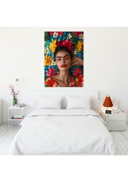 Frida Kahlo Style Wall Art - Frida Kahlo 30X50 cm fiyatları