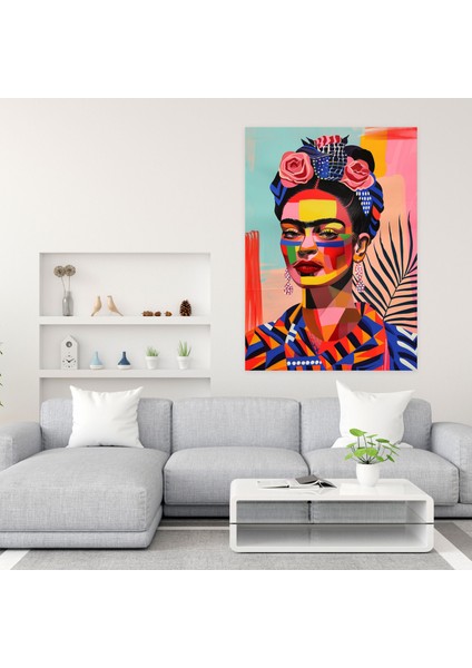 Frida Kahlo Style Duvar Dekorasyonu - Frida Kahlo 30X50 cm
