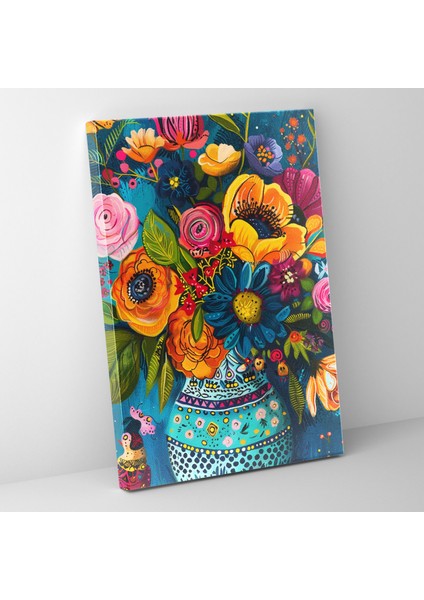 Frida Kahlo Style Canvas Print - Frida Kahlo 30X50 cm