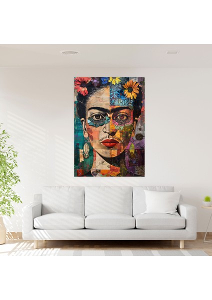Frida Kahlo Style Wall Art - Frida Kahlo 30X50 cm modelleri