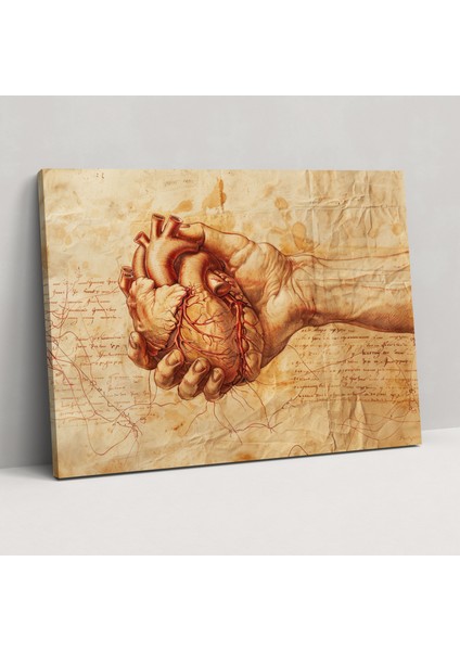 Leonardo Da Vinci Wall Art - Leonardo Da Vinci, Wall Decoration, Canvas, Canvas Wall Art, 50X30