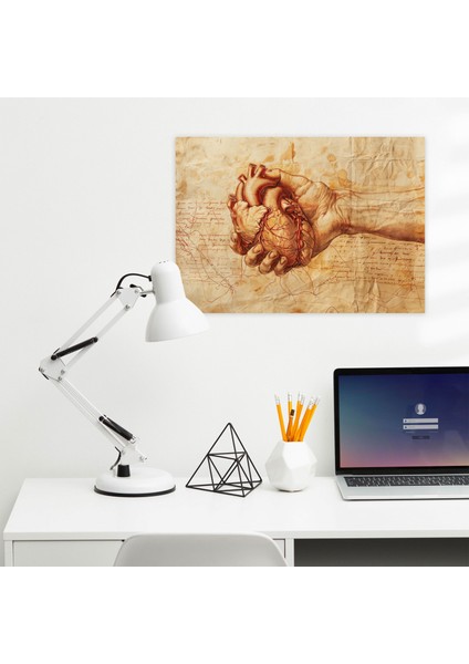 Leonardo Da Vinci Wall Art - Leonardo Da Vinci, Wall Decoration, Canvas, Canvas Wall Art, 50X30 fiyatları