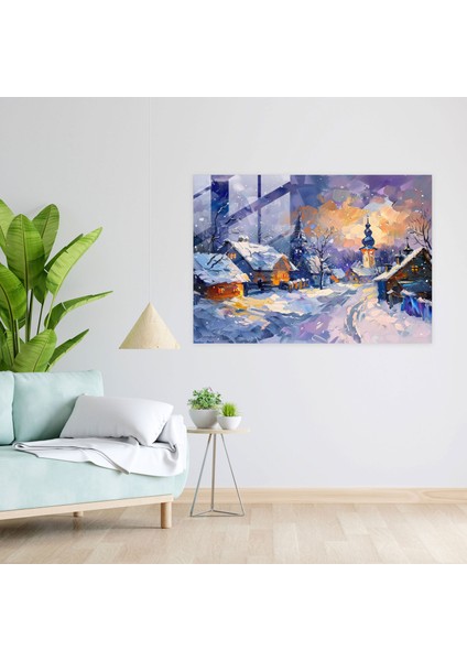 Leonid Afremov Cam Sanatı Modern Sanat - Leonid Afremov, Cam Duvar Sanatı, Cam Baskı, Cam Sanatı, 45X30 modelleri