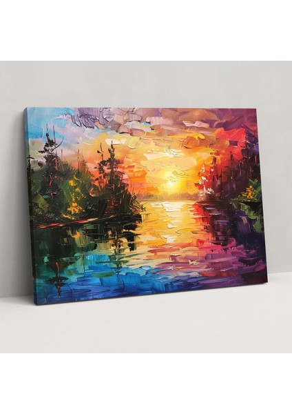 Leonid Afremov Style Duvar Dekorasyonu - Leonid Afremov 50X30 cm