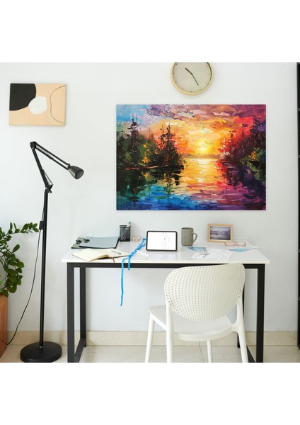 Leonid Afremov Style Duvar Dekorasyonu - Leonid Afremov 50X30 cm
