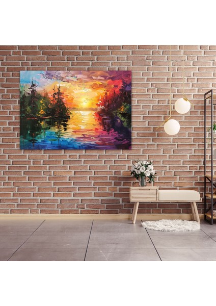 Leonid Afremov Style Duvar Dekorasyonu - Leonid Afremov 50X30 cm