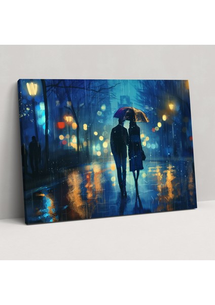 Romantic Night Leonid Afremov Wall Art - Leonid Afremov 50X30 cm
