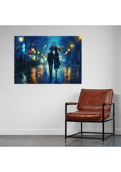Romantic Night Leonid Afremov Wall Art - Leonid Afremov 50X30 cm