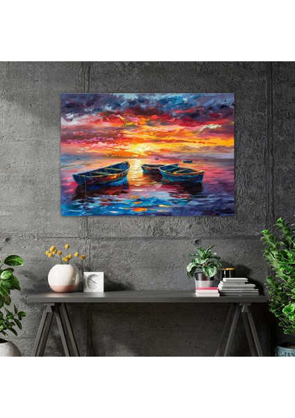 Leonid Afremov Seascape Canvas Print - Leonid Afremov 50X30 cm fiyatları