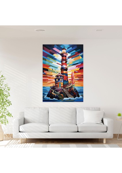 Lighthouse Canvas Print - Lighthouse, Lighthouse, Wall Decoration, Canvas Wall Art, 30X50
