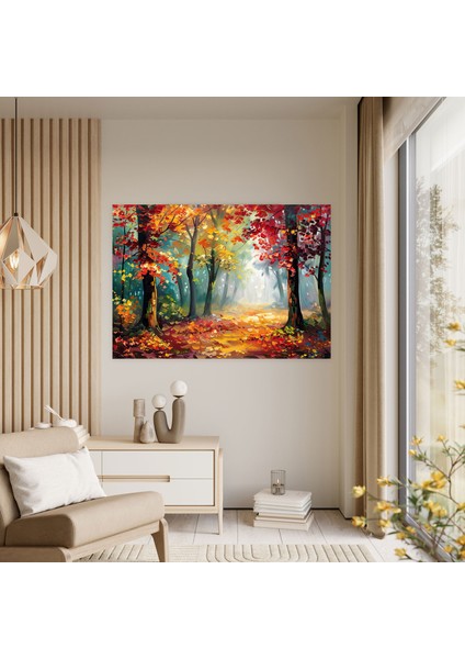 Leonid Afremov Forest Canvas Wall Art - Leonid Afremov 50X30 cm
