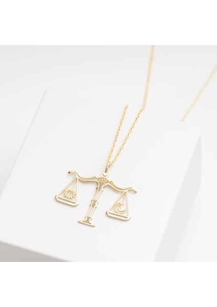 925 Ayar Gümüş Terazi Kolye Özel Tasarım modelleri