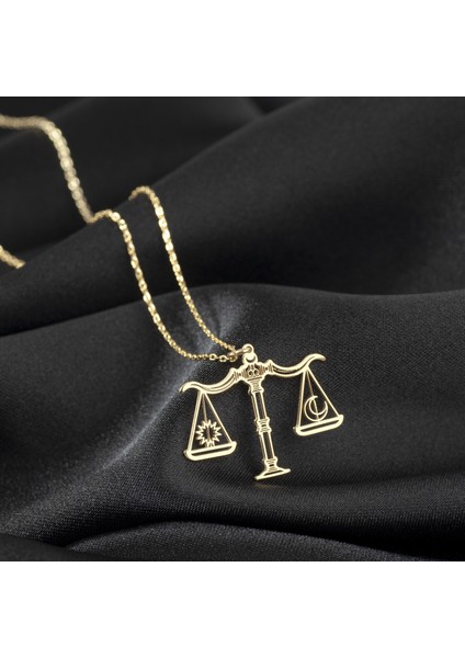 925 Ayar Gümüş Terazi Kolye Özel Tasarım fiyatları