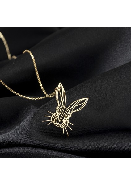 925 Ayar Gümüş Tavşan Yüzü Kolye Özel Tasarım fiyatları