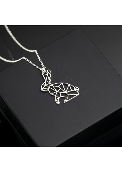 925 Ayar Gümüş Tavşan Kolye Özel Tasarım fiyatları