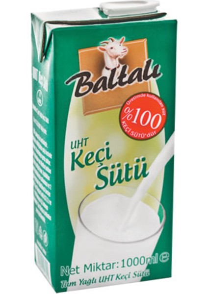 %100 Keçi Sütü Uht 1 L