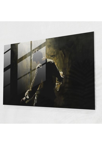 Caravaggio Stili Cam Baskı - Caravaggio 45X30 cm