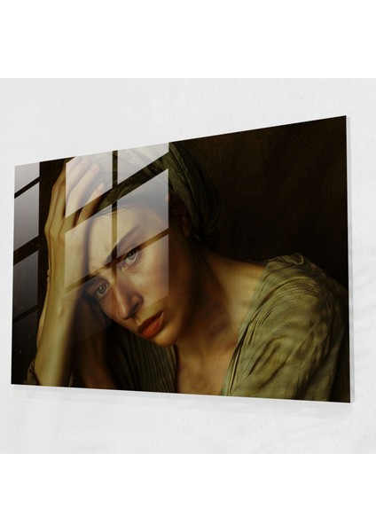 Caravaggio Tarzı Cam Sanatı - Caravaggio 45X30 cm