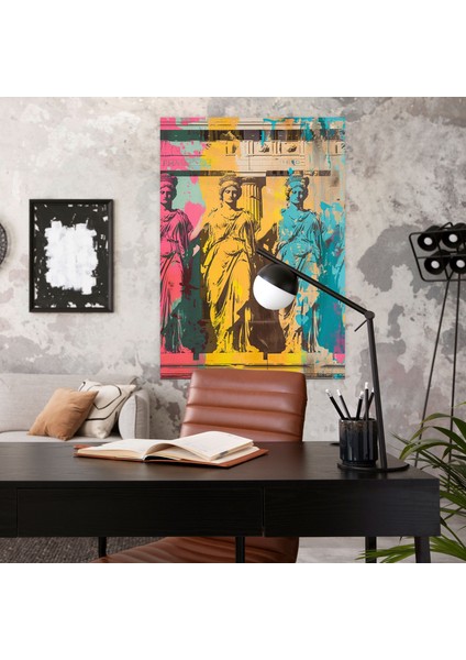Yunan Heykelleri Kanvas Tablo ve Popart 30X50 cm