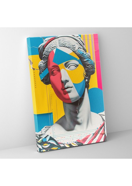 Pop Art Rönesans Kanvas Tablo ve Popart 30X50 cm