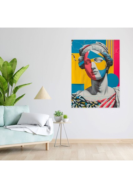 Pop Art Rönesans Kanvas Tablo ve Popart 30X50 cm