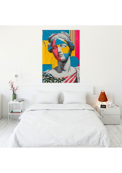 Pop Art Rönesans Kanvas Tablo ve Popart 30X50 cm