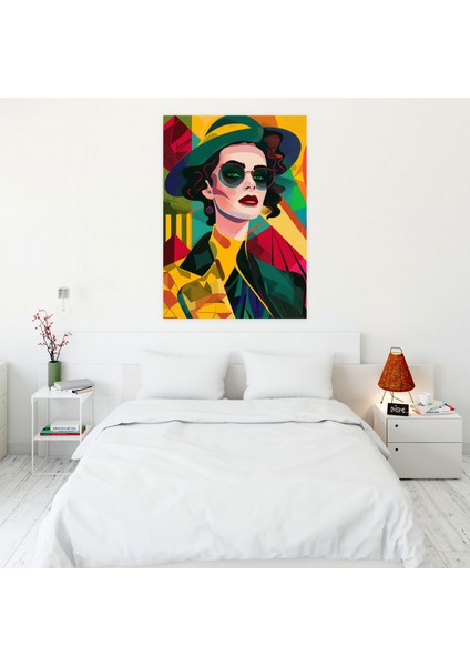 Art Deco Pop Art Klasisizm Duvar Sanatı ve Popart 30X50 cm